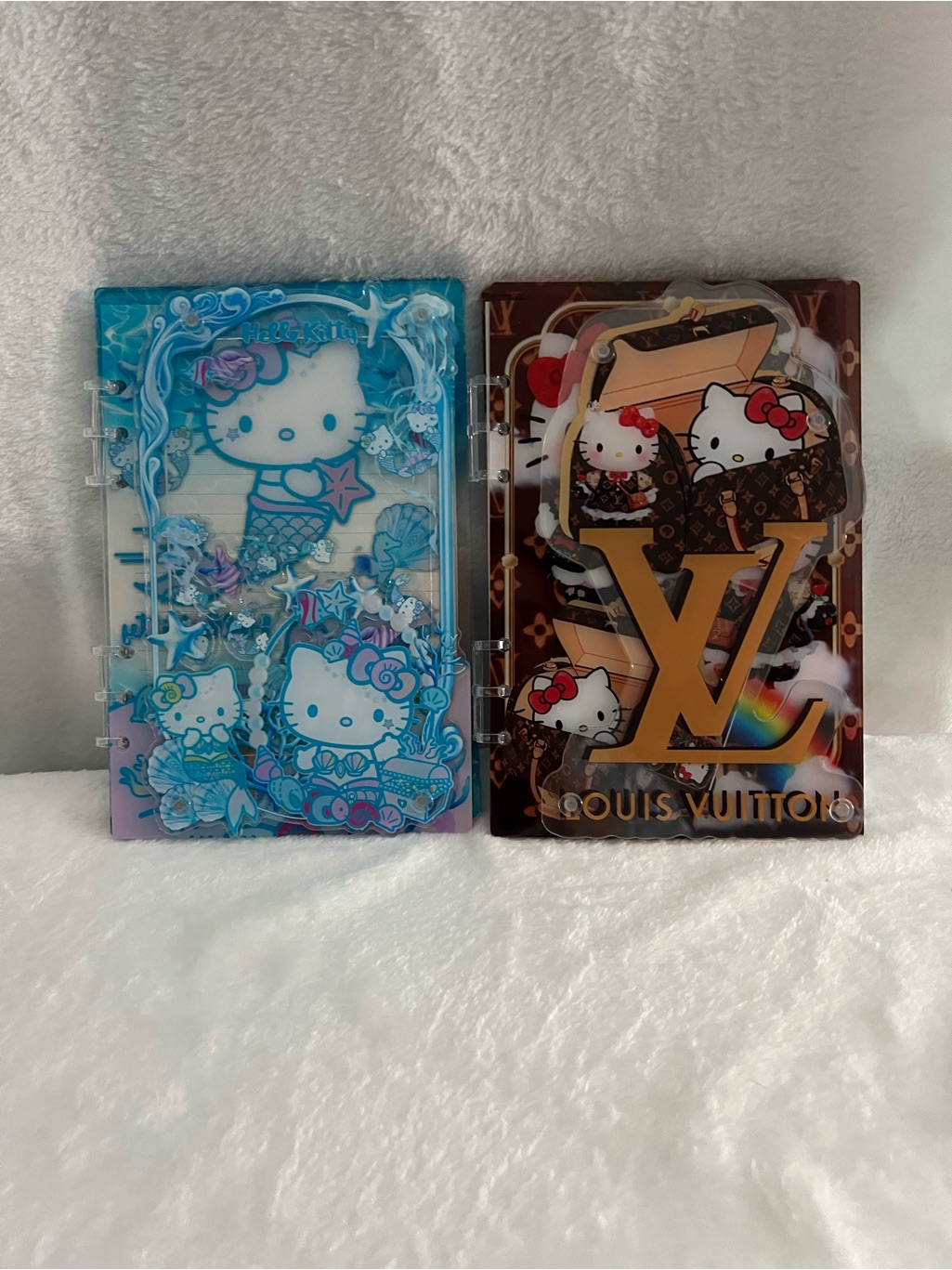 Set Of 2 Hello Kitty Shaker Notebooks:)